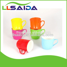 Mugs and cups with bright colors liling saida glazed ceramic mugs
