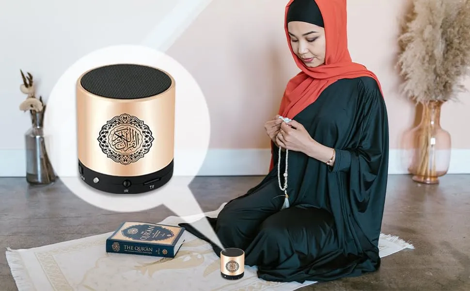 Digital Quran Speaker with Rechargeable MP3 Player and Remote Control
