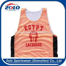 Cheap Sublimation Printing Adults Mens Custom Lacrosse Pinnies