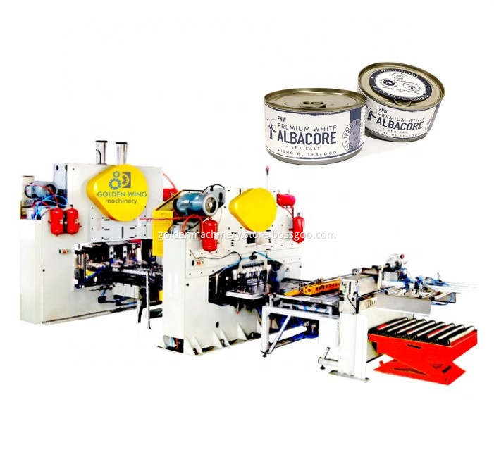 Automatic 1-5L Chemical Paint Tin Can  Making Machine