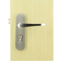 Punho de fechaduras de porta de zinco com superfície simples