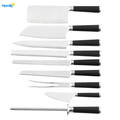 Set di coltelli da cucina professionali da 9 pezzi per cuoco