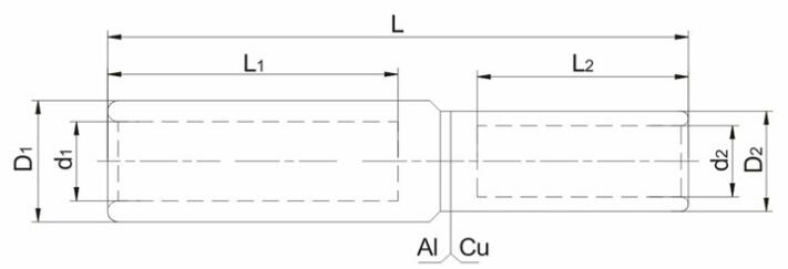 GTL Cu-Al Connecting Tubes