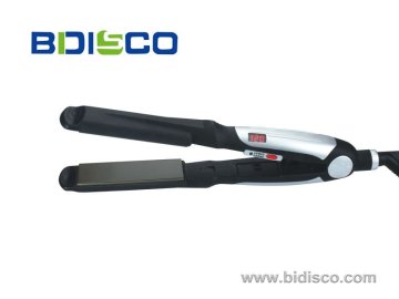 Professional Nano titanium plate LCD ion hair straightener
