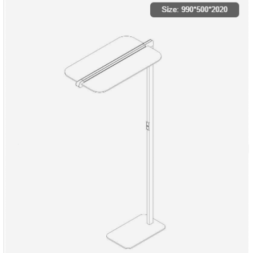 Lampadaire LED de salon moderne de vente chaude