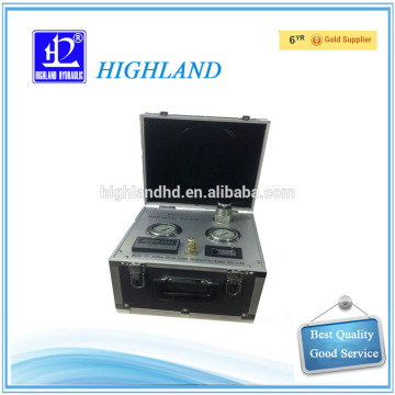 Portalbe and digital hydraulic rotary flow meter for hydraulic repair factory