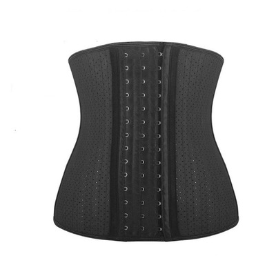 25 Bone Rubber Punching Corset Sports Slimming Waistband Postpartum Belly Belt European And American Court