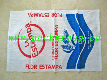 50kg polypropylene flour bags pp woven flour bags flour sacks 55x105cm