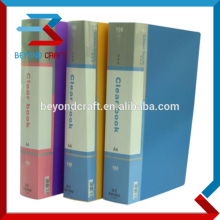 Good price display book A4 PP clear book 20 pockets