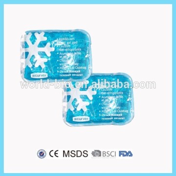 Soft gel ice packs for injuries