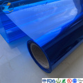 Película translúcida PVC de color azul de alta calidad