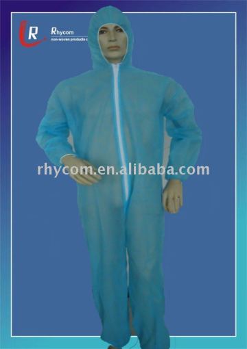 disposable polypropylene coveralls