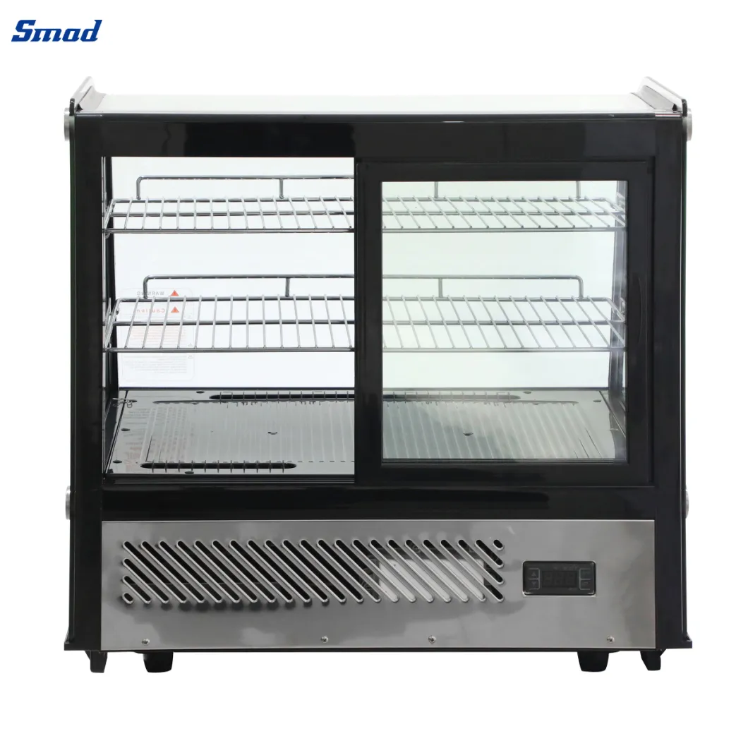 Countertop Displays Front Curved Glass Door Cake Refrigerator Showcase