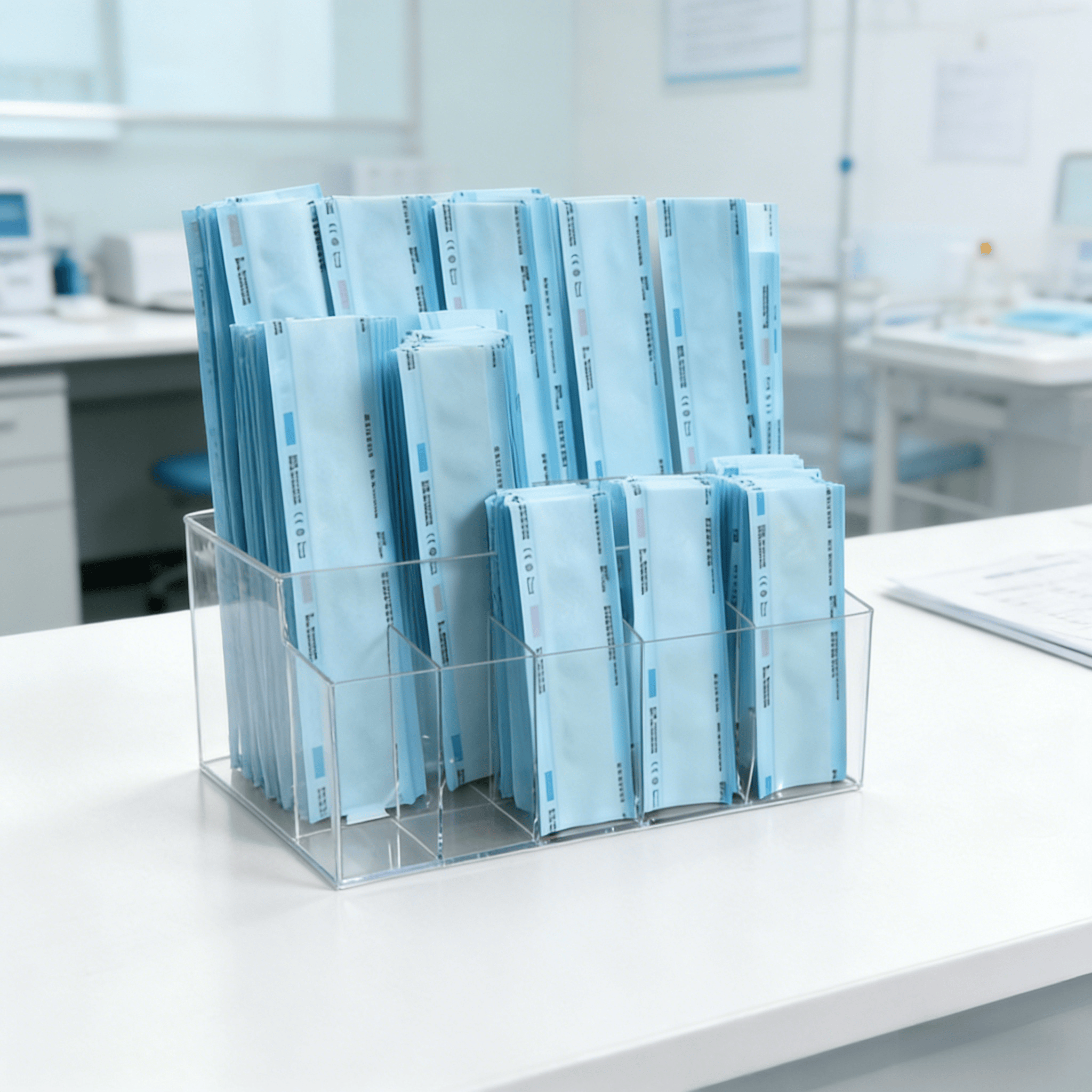 organizador de bolsas dentárias dental pouch organizer