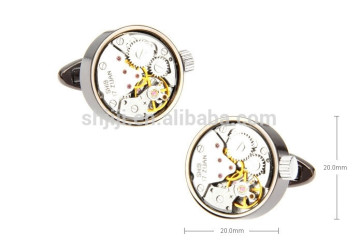 Working Watch Movement Cufflinks Functional