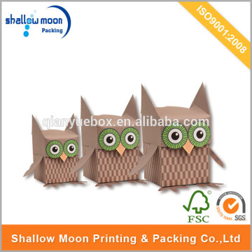 Factory Manufacture Cute Owl Gift For Children Money Box, animal money box