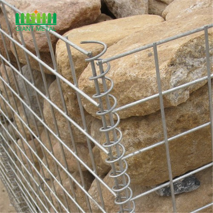 Anti-erosion welded gabion box