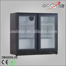 Two open door club cooler