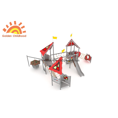 Climbing Slide Bermain Luar Ruangan HPL Untuk Anak-Anak