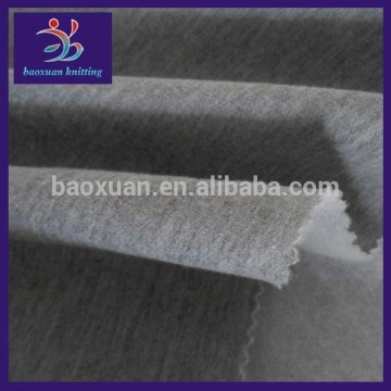 Wholesale one side brushed cvc fabric fleece