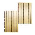 Conference Hall Grooved Acoustic Timber Wall Panels