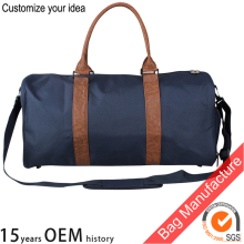 nylon best weekend duffel bag travel with leather handle