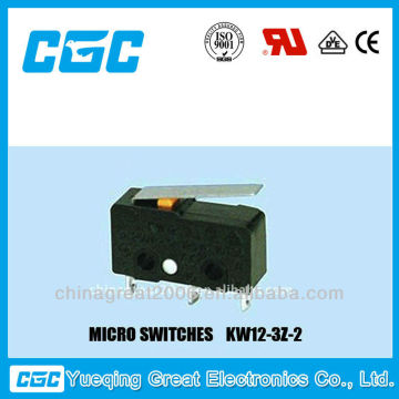 China supplies 5A 250VAC micro switch copper pins safty product KW12-3Z-2 micro switch 5a 250v t85,micro switch 5a 250v