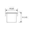 LEDER Diameter Round Used 15W LED Inground Light