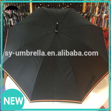 Auto Open Windproof two layer umbrella adversing golf umbrella