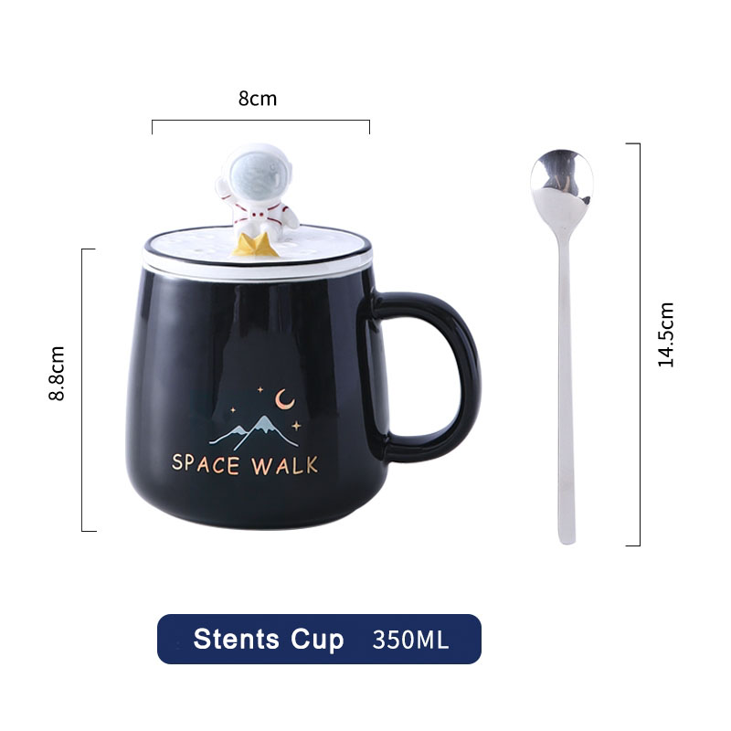 New astronaut ceramic mug