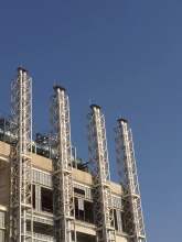 Double wall stainless steel generator chimney