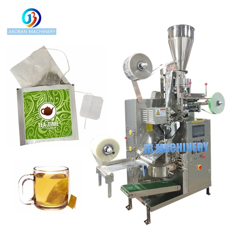 JB-180CS Automatic triangle pyramids double chamber teabag machine price for small business drip coffee tea bag packing machine