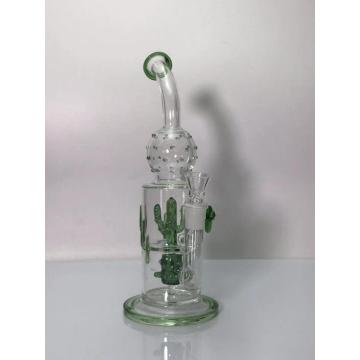 Cactus Perc Double Chamber Glass Smoking Bongs