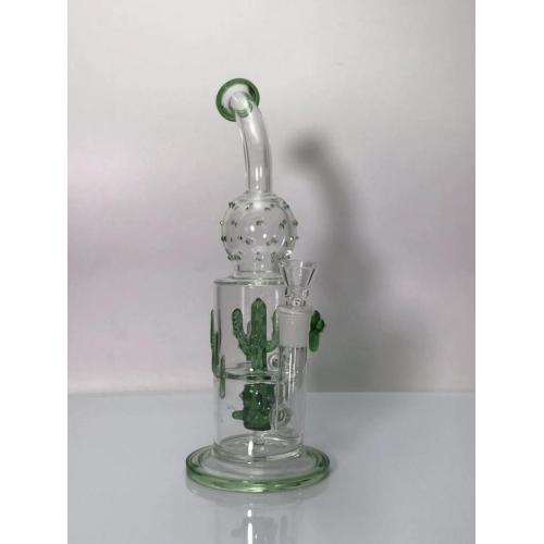 Cactus Perc Double Chamber Glass, Merokok Bongs