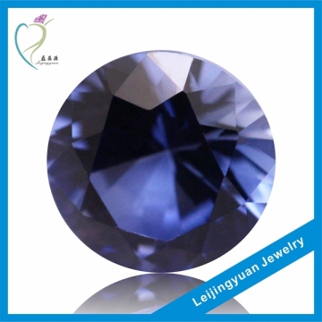 wholesale round rough blue sapphire stone