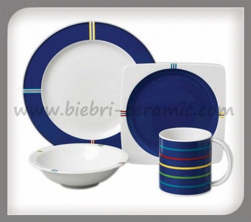 Square Ceramic Dinnerware Sets