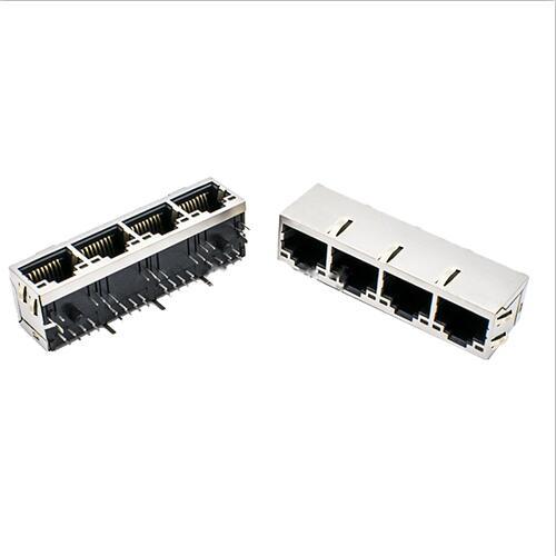 Entri Sisi Jack RJ45 Depan Terlindung 1x4P 4.57