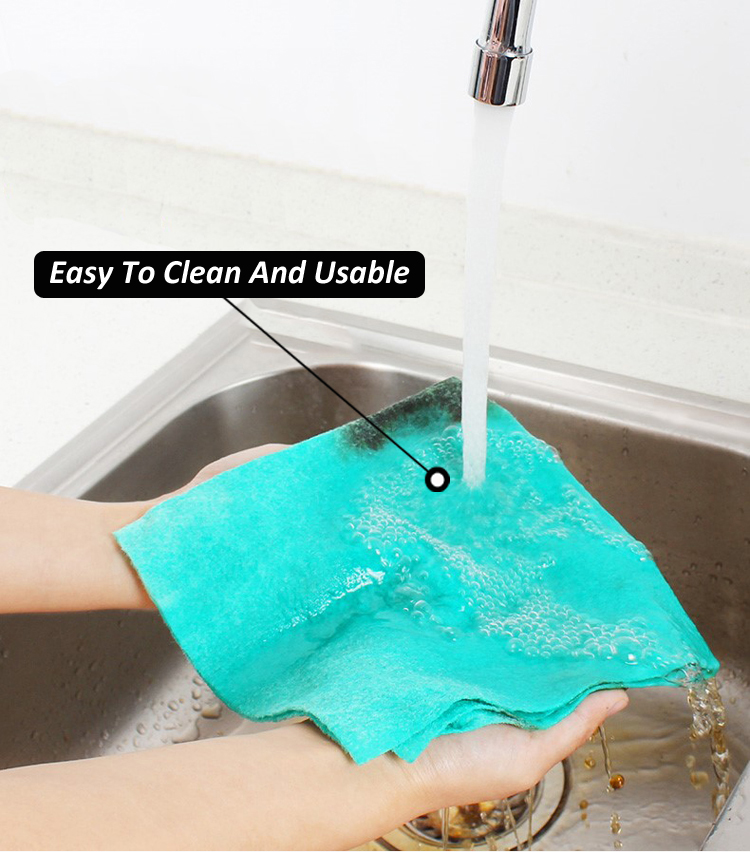 Wholesale germany style non woven kitchen wipe dish cloth super absorbent cleaning cloth