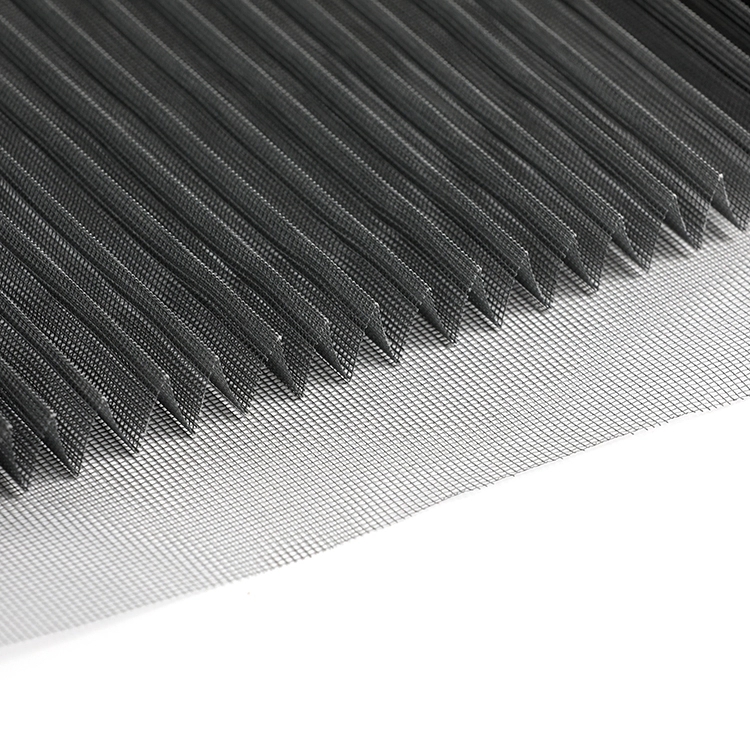 stiff Plisse window screen mesh polyester mosquito net roll insect screen