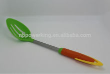 Household cooking ware nylon kitchenware slotted spoon