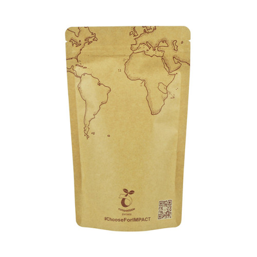 Paper compostable ground coffee doypack custom packaging