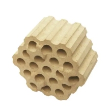 Seven-hole lattice brick for hot blast furnace