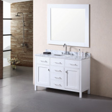 48 white bathroom vanity