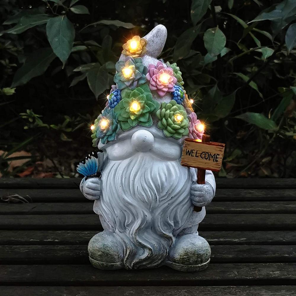 Gnome Garden Statues Outdoor Decor