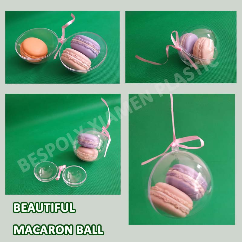 Hot sell Single Macaron Box, Cute Macaron ball for Christmas gift