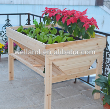 Rustic Timber Garden Raised Beds