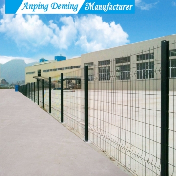 triangle bending welded iron wire steel fence mesh