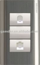 Wall switch Computer & Telephone socket