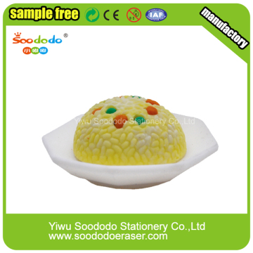 Best Sale 3D Rice TPR  Rubber Eraser
