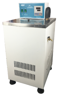 Low temperature heating and cooling cycle water bath